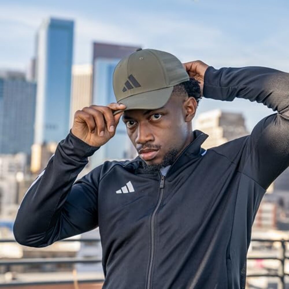 Structured Stretch Fit Baseball Cap Quick-Dry Ath… - image 8